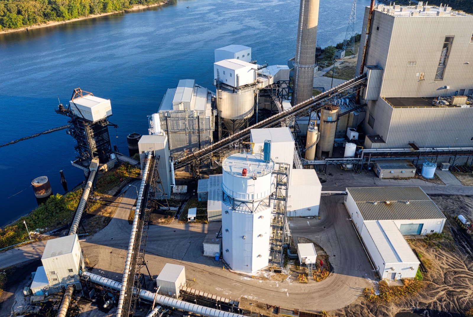 Planta industrial de generación de energía